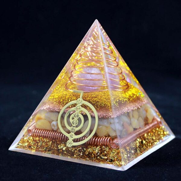 Pyramid Orgonite Reiki Cho Ku Rei - Imagem 2