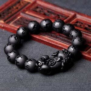 Pi Xiu Obsidian Bracelet - Protection and Balance