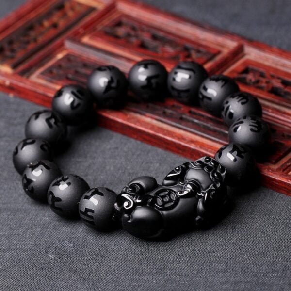 Pi Xiu Obsidian Bracelet - Protection and Balance