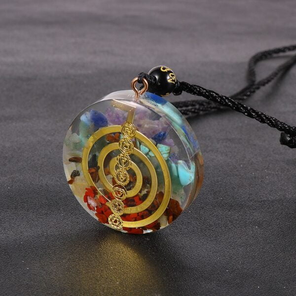 Reiki Amulet - Orgonite 7 Chakras - Imagem 2