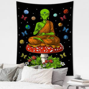 Transcendental Buddhalien Tapestry