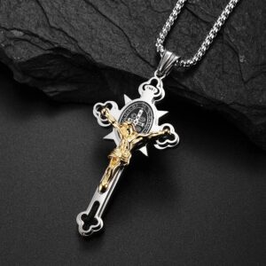 St. Benedict Protective Cross Power Necklace