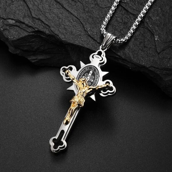 St. Benedict Protective Cross Power Necklace